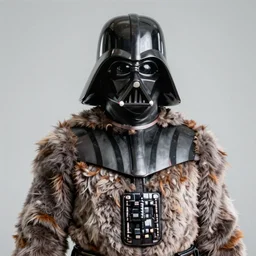 darth vader wearing a furry suit