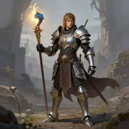 a poppet paladin from Pathfinder 2e