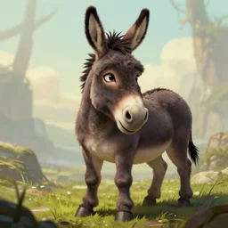 an ugly donkey, fantasy art, in the style of artgerm, illustration, epic, fantasy, intricate, hyper detailed, artstation, concept art, smooth, sharp focus, ray tracing, vibrant