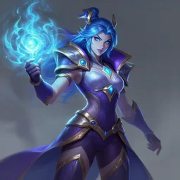 twitch league of legends wild rift hero champions arcane magic digital painting bioluminance alena aenami artworks in 4 k design by lois van baarle by sung choi by john kirby artgerm and greg rutkowski and magali villeneuve mage fighter assassin
