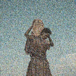walla, a person of color, shouldering the heaven's will