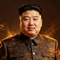 wonderful portrait of kim jong un, glowing, gorgeous and intricate, jaw - dropping, dynamic lighting, intricate, 4 k octane rendering - s 1 2 7 3 4 6 7 5 7 8
