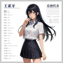 Character reference sheet of dragon girl, sharp, carefully drawn, detailed, beautiful, wallpaper 4K, Yen Press, pixiv, official media