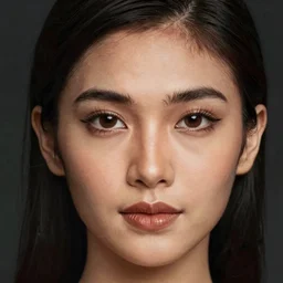 closeup headshot photo of the person who is half Indonesian and half Persian