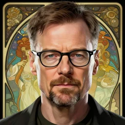 high quality illustration, walter white realistic portrait, by etam cru, cyberpunk, alphonse mucha, riot game, beautiful, epic camera, colorful background, arcane, league of legend, digital painting, dynamic colors, artstation, concept art, neon