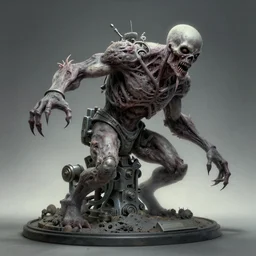 airbrushed awful ischemic terror angled machine by jack kirby, muted color, fine art masterpiece baked at 3 0 0 f, matte painting, cold lighting, aged with sunlight, award winning horror wraparound, photorealistic render, cinematic