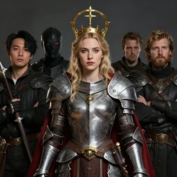 portrait by wenjun lin, imogen poots as holy paladin, gloomhaven, by ruan jia, peter mohrbacher, greg rutkowski, jesper ejsing