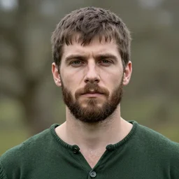 a man with typical celtic features
