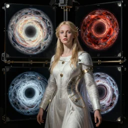goddess of hubble space telescope images by senior concept artist josephine wall, trending on art station