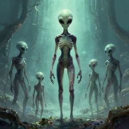 alien species ascending into the next phase of existence