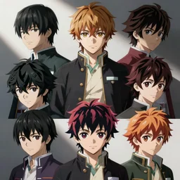 Daemon slayer anime characters portraits in reality highly detalied
