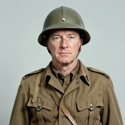 Walter white as a soldier in ww2, grainy photo