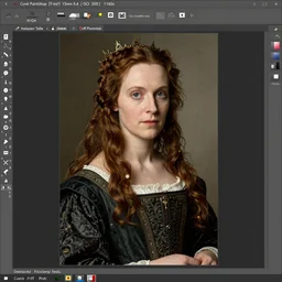 A portrait of Hildegard Von Bingen by Juergen Teller, photograph, XF IQ4, 150MP, 50mm, f/1.4, ISO 200, 1/160s, natural light, Adobe Photoshop, Adobe Lightroom, DxO Photolab, Corel PaintShop Pro, rule of thirds