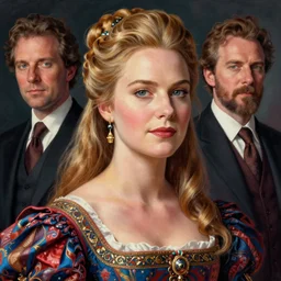 formal portrait of christina hendricks. digital art by eugene de blaas, ross tran, and nasreddine dinet, vibrant color scheme, intricately detailed, in the style of romanticism, cinematic, artstation, greg rutkowski