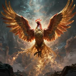 phoenix nirvana, epic scene, cinematic composition, stunning atmosphere, by greg rutkowski, by greg tocchini, by james gilleard