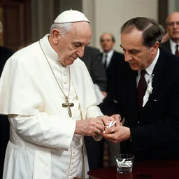 the pope getting busted for selling drugs in 1980