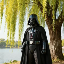 come out to see what happens with willow tree in the sun on earth vader