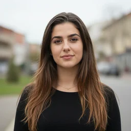 portrait of a Catalan youn woman