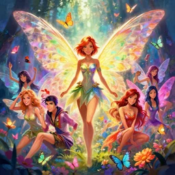 wonderdream faeries lady feather wing digital art painting fantasy bloom vibrant, art gta 5 cover, official fanart behance hd artstation by jesper ejsing, by rhads, makoto shinkai and lois van baarle, ilya kuvshinov, ossdraws, that looks like it is from borderlands and by feng zhu and loish and laurie greasley, victo ngai, andreas rocha, john harris illustration character design concept colorful joy atmospheric lighting butterfly