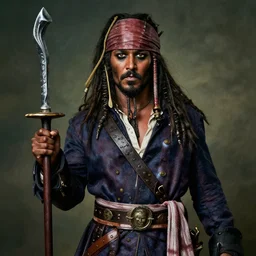 taika waititi as blackbeard painted by charles frederick goldie