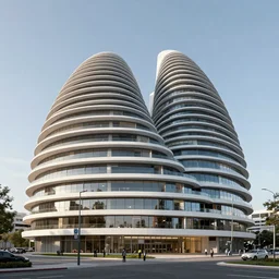the most beautiful Saha Hadid building, artstation, 8k, hard surface, octane,