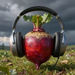 beets the vegetable designed to look like beat headset