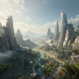fantastic landscapes of future