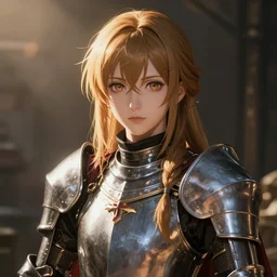 “a manga medieval knight”