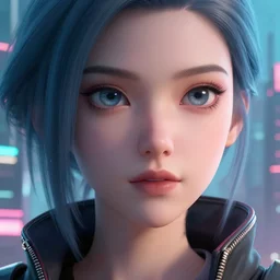strong [ cyberpunk woman ] in a city, high detail, curious eyes, blended shading, in the style of [ alphonse mucha and ruan jia and ross tran ], artstation, half body face portrait