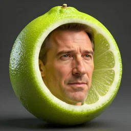 ! dream liam neesons face inside a giant lime fruit, ef 8 5 mm f 1. 8 usm, bionic scifi alexandre ferra, hyper detailed, digital art, trending in artstation, cinematic lighting, studio qualit, smooth render, unreal engine 5 rendered, octane rendered