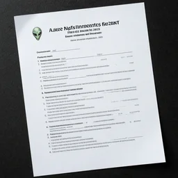 leaked secret document about alien invasion
