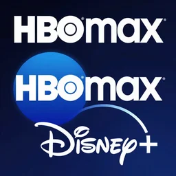logo of streaming service HBO Max and Disney+ mixed, concept art