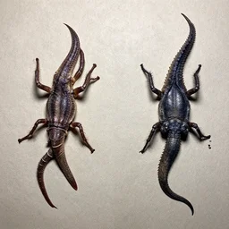 opposite ends of the drifting basilisks