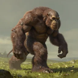 massive treant walking in a field, matte art by greg rutkowski, artstation
