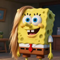 SpongeBob if he was an average person from Florida