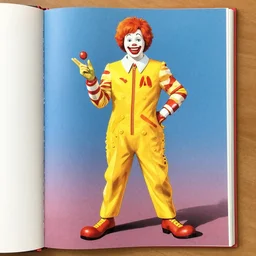 Ronald McDonald, by Mohiro Kitoh, color spread