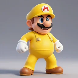 Donald Trump as Wario, Yellow overall, yellow hat, Nintendo, octane render, nvidia raytracing demo, masterpiece, UHD, high quality, trending on artstation HQ