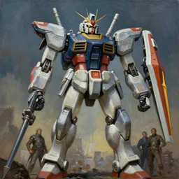 a giant robot buddha mecha gundam, tim hildebrandt, wayne barlowe, bruce pennington, donato giancola, trending on artstation, cinematic composition, beautiful lighting, hyper detailed, 8 k, oil on canvas