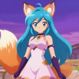 Twilight Sparkle as an anime Fox Girl