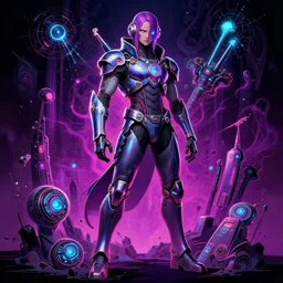 epic multiverse neuromancer, full body character, neon color, detailed illustration, hd, 4k, digital art, overdetailed art, concept art, by greg rutkowski, by Moebius, complementing colors, Trending on artstation, deviantart