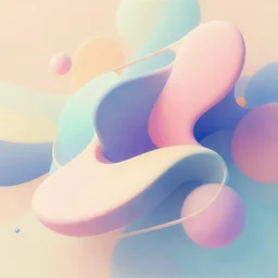 an abstract rendering of abstraction pastel colors by James Jean, trending on artstation, 3D, Octane render, Unreal engine, VFX