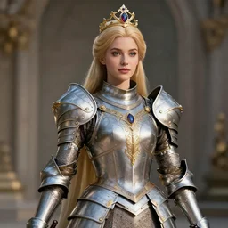 beautiful princess warrior with ornate armour, highly detailed, 4k, HDR, smooth, sharp focus, hyper realistic, high resolution, award-winning photo