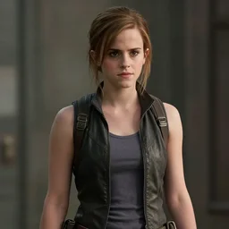 Screenshot of Emma Watson in Metal Gear Solid