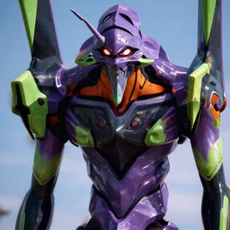 photorealistic evangelion eva 0 1, detailed face, colorful, atmosphere cinematic, by wlop, by ilyu kuvshinov, soft shadows, concept art, super detailed, octane render, 8 k, unreal engine 5, super realistic, ufotable studio art style, trending in pixiv, japanese light novel cover