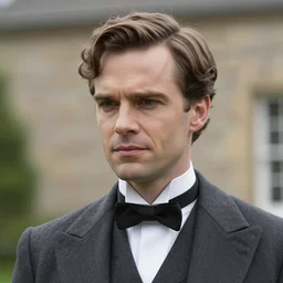 Live Action Still of Jerma in Jeeves and Wooster, real life, hyperrealistic, ultra realistic, realistic, highly detailed, epic, HD quality, 8k resolution, body and headshot, film still