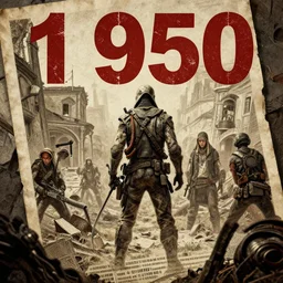 postapocalyptic propaganda 1 9 5 0, detailed, intricate, artstation by greg rutkowski, byron's muse, greg staples, hd