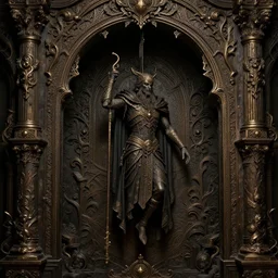 the hanged man, maximalist, high detail, 8 k, ornate, dark fantasy, realistic, masterpiece, trending on art station, complex, wlop