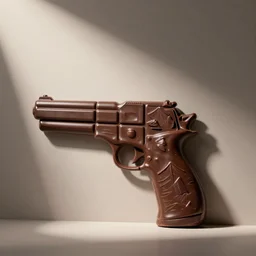gun made out of chocolate4