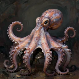 octopus with human legs instead of tentacles