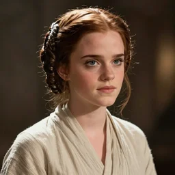 still of emma watson as princess leia in a new hope